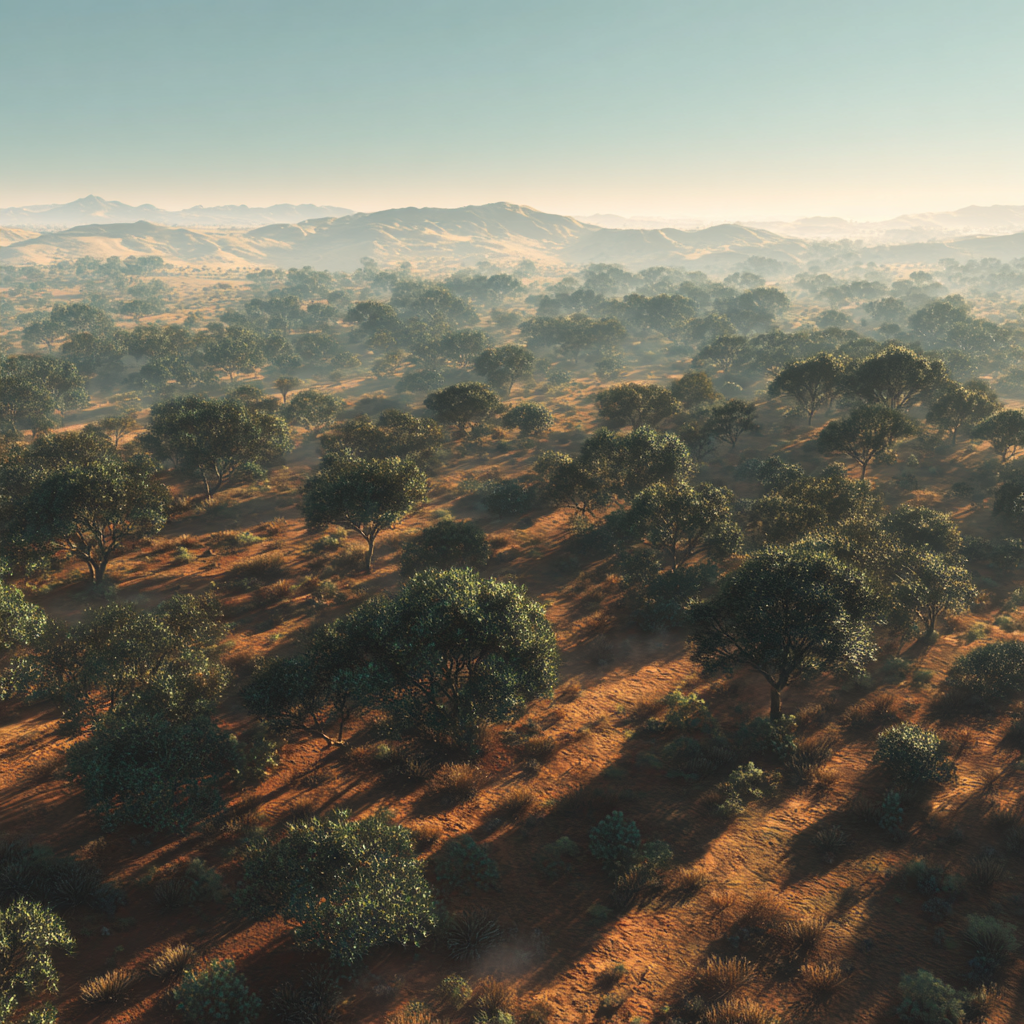 Prickly acacia spread across Queensland grazing land